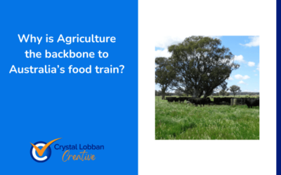 Why is Agriculture the backbone to Australia’s food train?