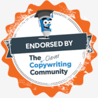 Endorsed by The Clever Copywriting Community badge